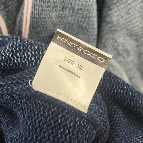 GRIMES Miss Anthropocene Denim Knit9000 Turtleneck Sweater XL - Picture 6 of 9